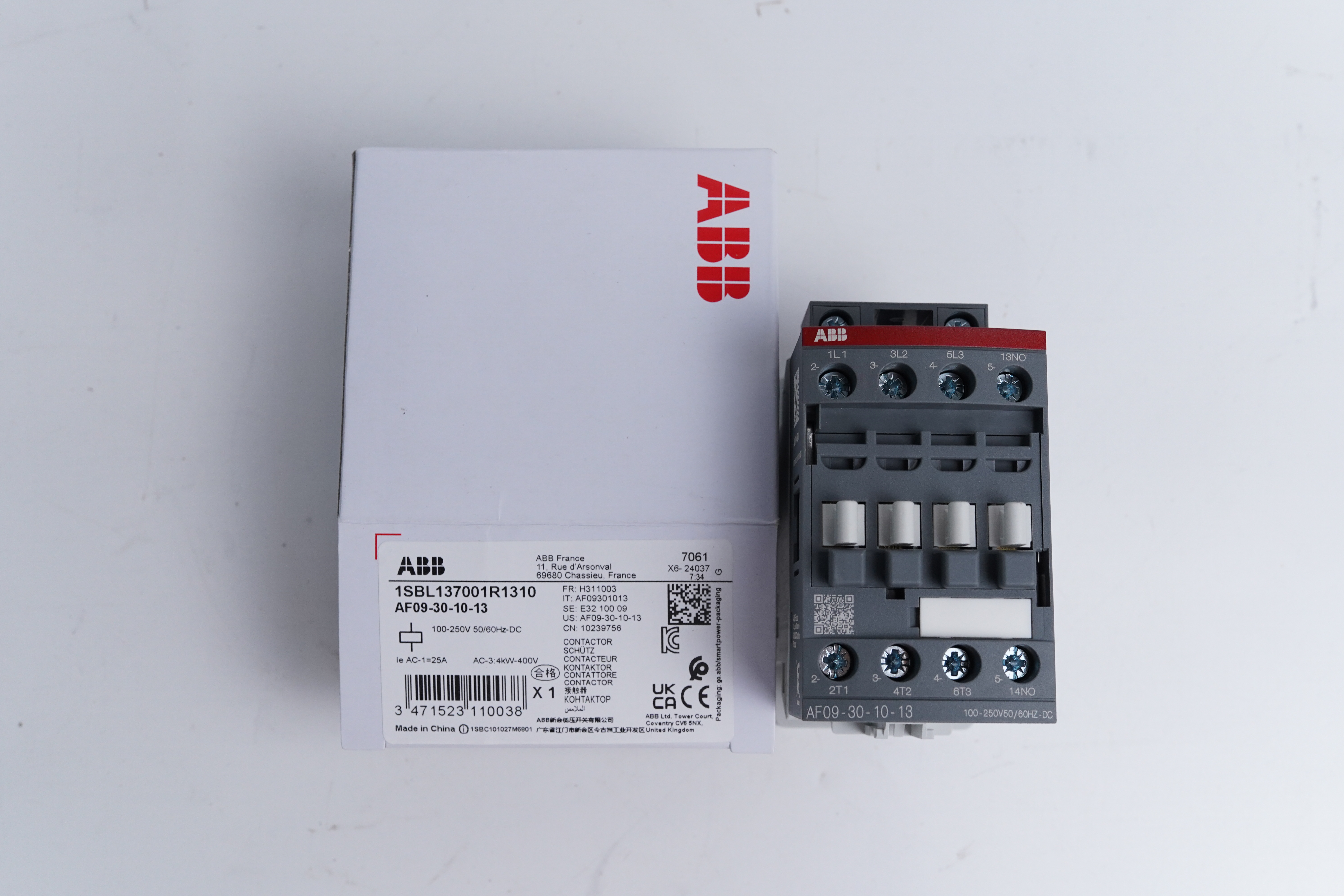 AF09-30-10-13 * 100-250V AC/ DC (yerli)