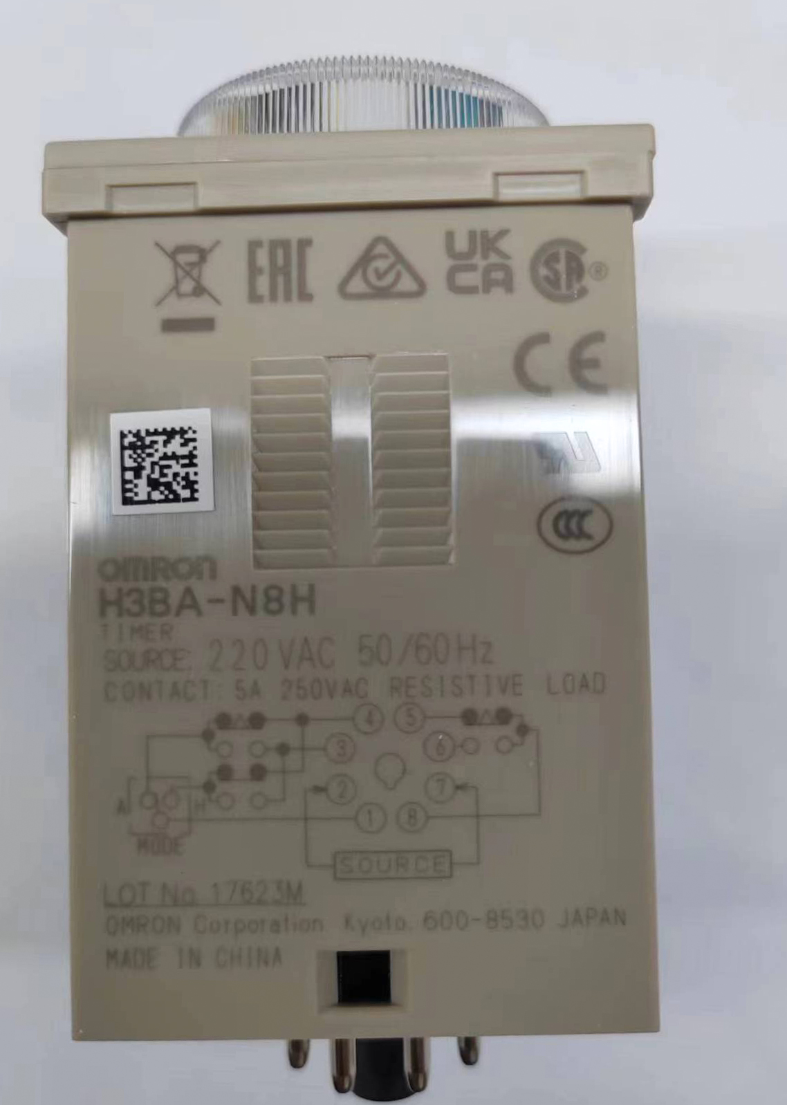 H3BA-N8H, zaman rölesi, basın 220V 